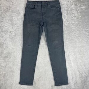 Gap Denim True Skinny Jeans Womens‎ 28 Short Faded Black Gray Mid Rise Stretch